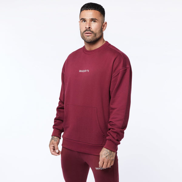 Men's sports and leisure muscle fitness new round neck pullover long-sleeved sweatshirt loose running training bottoming shirt - GEEKLIGHTING