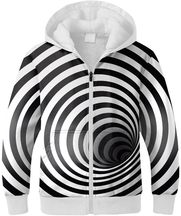 New Style for Children's Hooded Velvet Printed Sweatshirts - GEEKLIGHTING