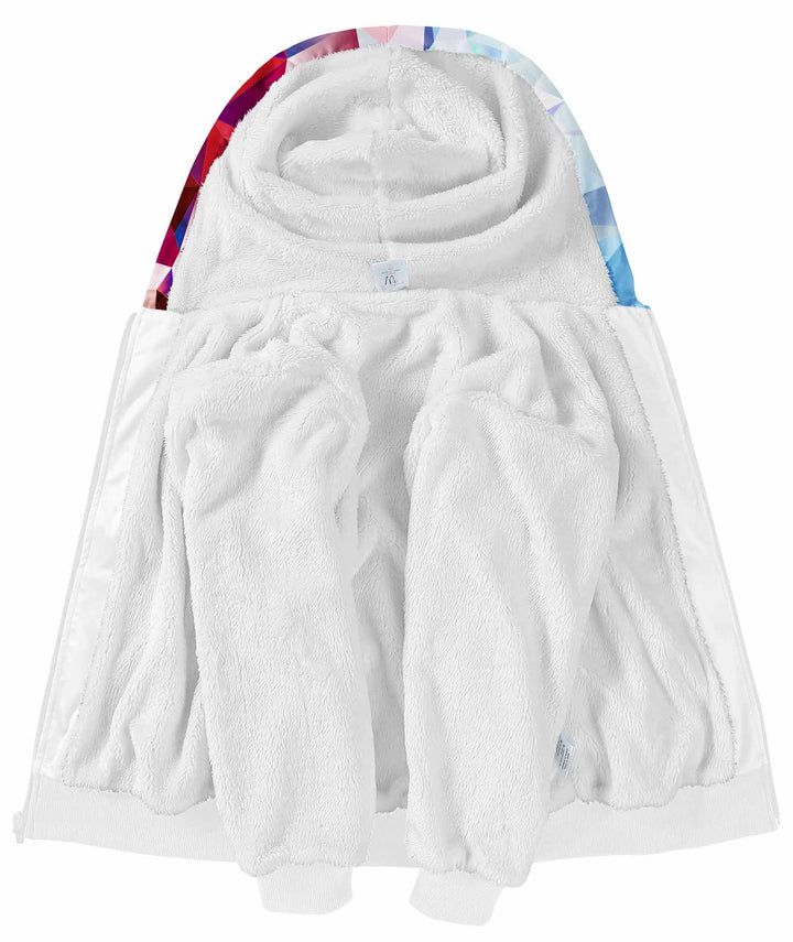 Kids Printed Hoodie Sweatshirts Zipper with Pocket Jacket for 6-15 Years - GEEKLIGHTING