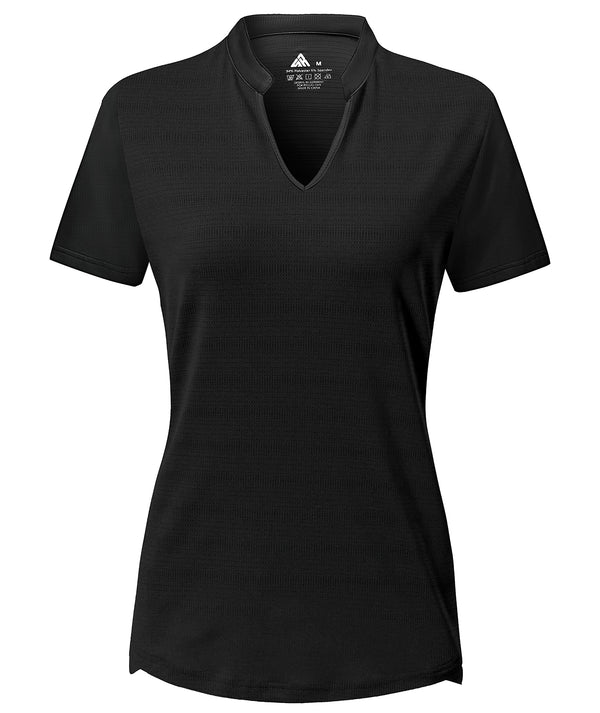 Women's V Neck Dri Fit Golf Polo Shirt-CFWMX20000