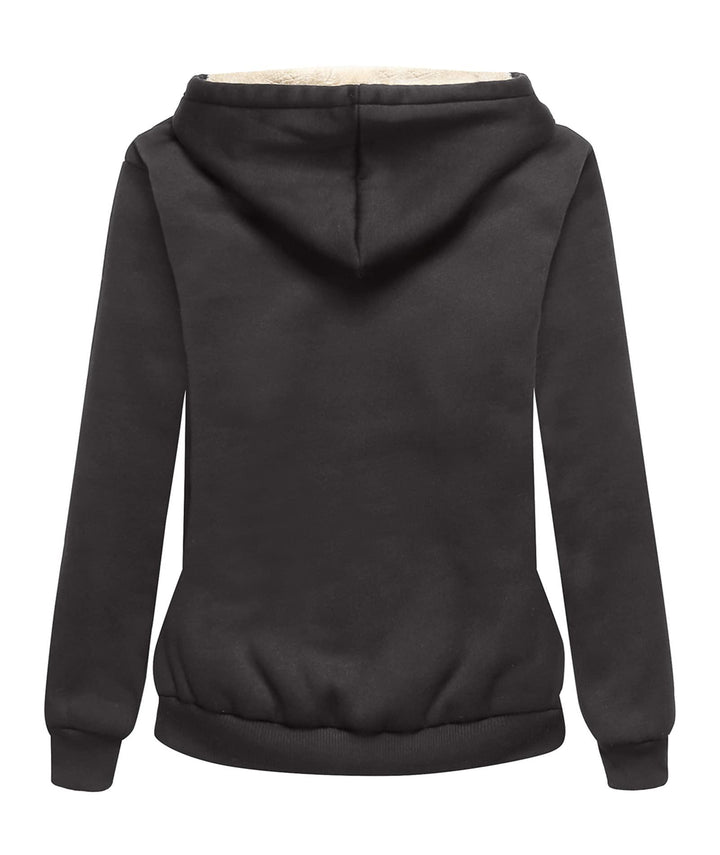 GEEKLIGHTING Women's Hoodies Sherpa Lined Fleece Sweatshirt Zip Up ZPK006050 - GEEKLIGHTINGwomen sweatshirt