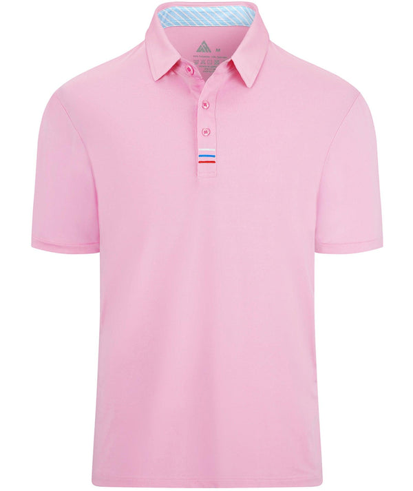 Men's 3 Button Up Golf Polo Shirt-ZPK007204