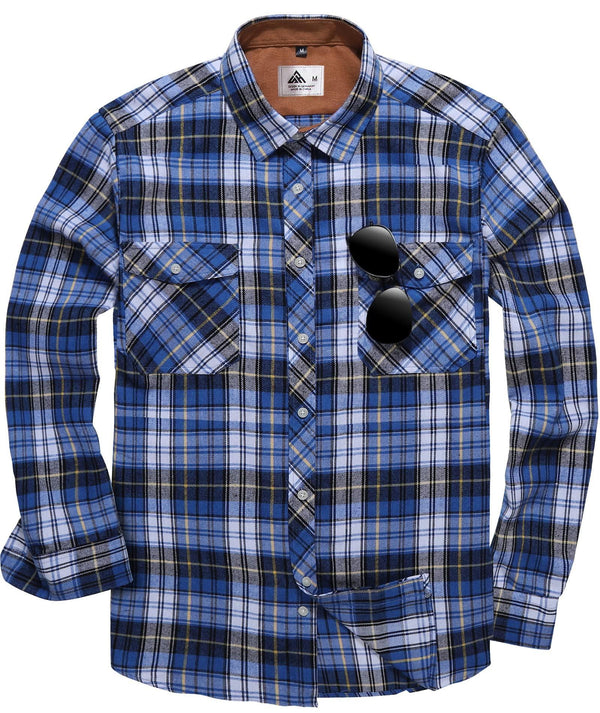 GEEKLIGHTING Men's Sweatshirts Plaid Jacket For Spring Autumn-ZPK006237