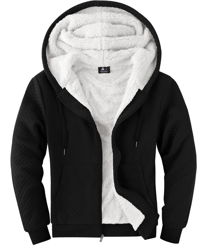 GEEKLIGHTING Men's Solid Colors Long Sleeve Zipper Hooded Sweatshirt -ZPK006395 - GEEKLIGHTING