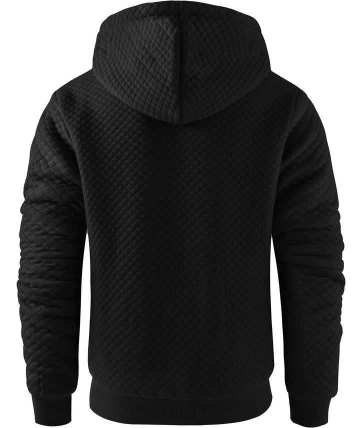 GEEKLIGHTING Men's Solid Colors Long Sleeve Zipper Hooded Sweatshirt -ZPK006395 - GEEKLIGHTING