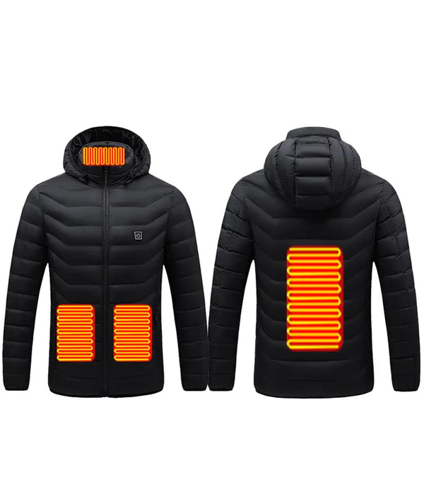 Unisex 4 Heating Zones  Heated Jacket-M09