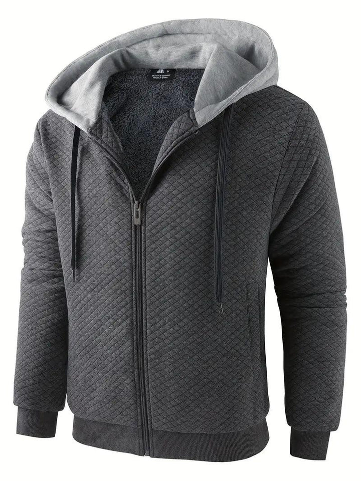 GEEKLIGHTING Men's Zip Up Fleece Sherpa Lined Heavyweight Sweatshirts - GEEKLIGHTING