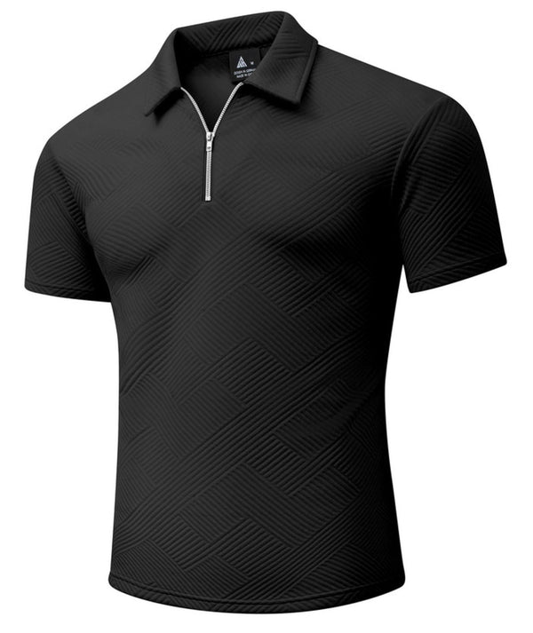 Men's 1/4 Zipper Dry Fit Polo Shirt-ZPK007900