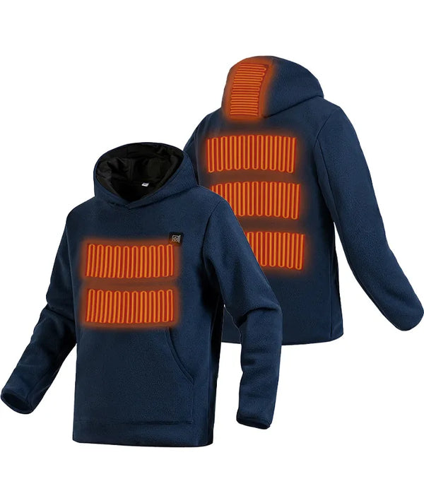 Men's 6 Heating Zones Heated Pullover Hoodie-DUMCO05688