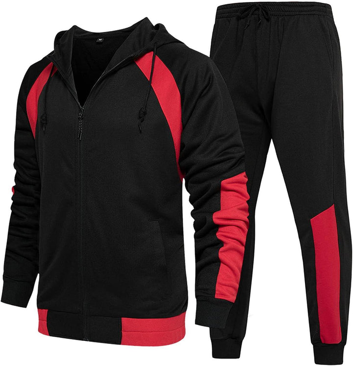 GEEKLIGHTING Men's Tracksuit Hooded Gym Weightlifting Lightweight Sportsuit-ZPK006143 - GEEKLIGHTING