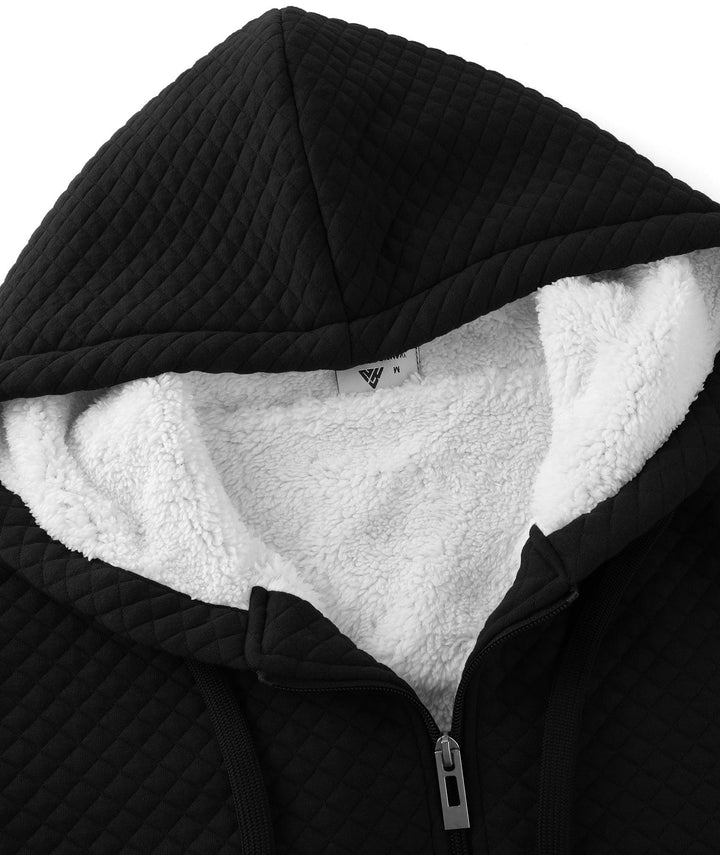 GEEKLIGHTING Men's Zip Up Fleece Sherpa Lined Heavyweight Sweatshirts-ZPK006396 - GEEKLIGHTING