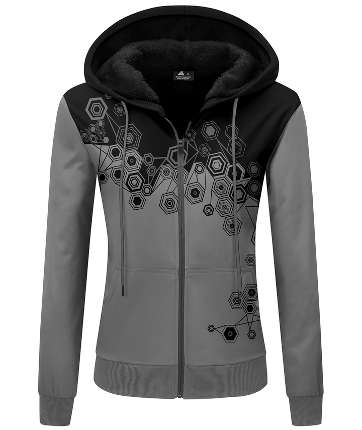 GEEKLIGHTING Women's Printed Sweater Hooded Sweatshirt-ZPK006188 - GEEKLIGHTING