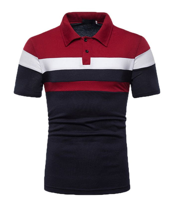 Men's Summer Cross Border Lapel Polo Shirt-DUMPO06019 GEEKLIGHTING