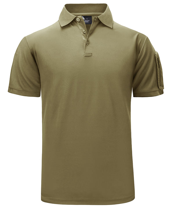 Men's Button Up Tractical Polo Shirt-CFMPO00035