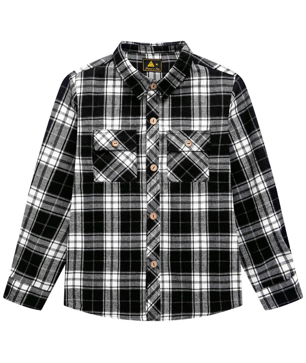 Men's Button-up Plaid Shirt-ZPK005339