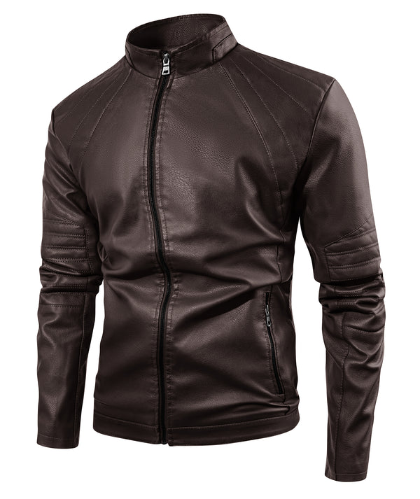 Men's Long Sleeve Full Zipper Casual Jacket-ZPK007126