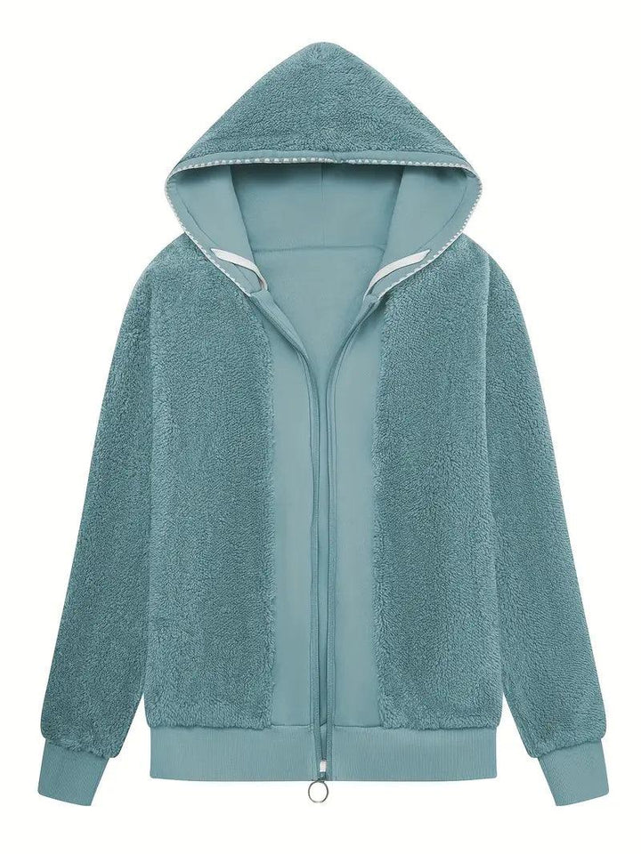 GEEKLIGHTING Women's Activewear Fleece Liner Sport Hooded Coat Sweatshirt - GEEKLIGHTING