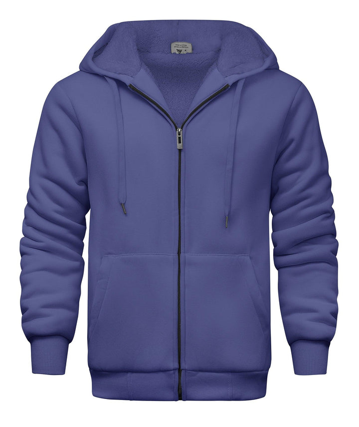 GEEKLIGHTING Men's Ultimate Cotton Heavyweight Full Zip Hooded Sweatshirt-ZPK006403 - GEEKLIGHTING