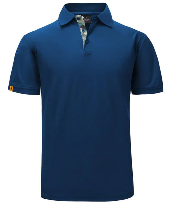 Men's Casual Dry Fit Solid Color Sports Polo Shirt-ZPK004711