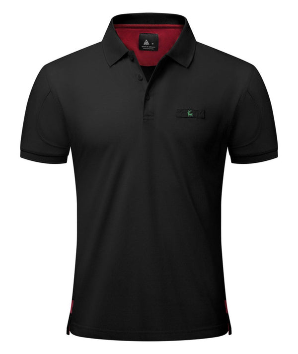 GEEKLIGHTING Men's Short Sleeve Golf Polo Shirts Quick Dry Casual Slim Fit Polo Shirts-ZPK007893