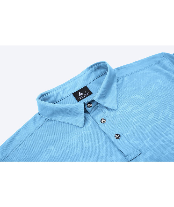 Men's Button Up Dry Fit Golf Polo Shirt-ZPK007197 GEEK LIGHTING