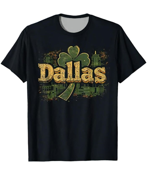 GEEKLIGHTING Men's St. Patrick's Day Summer T-Shirt-DUMTS06049