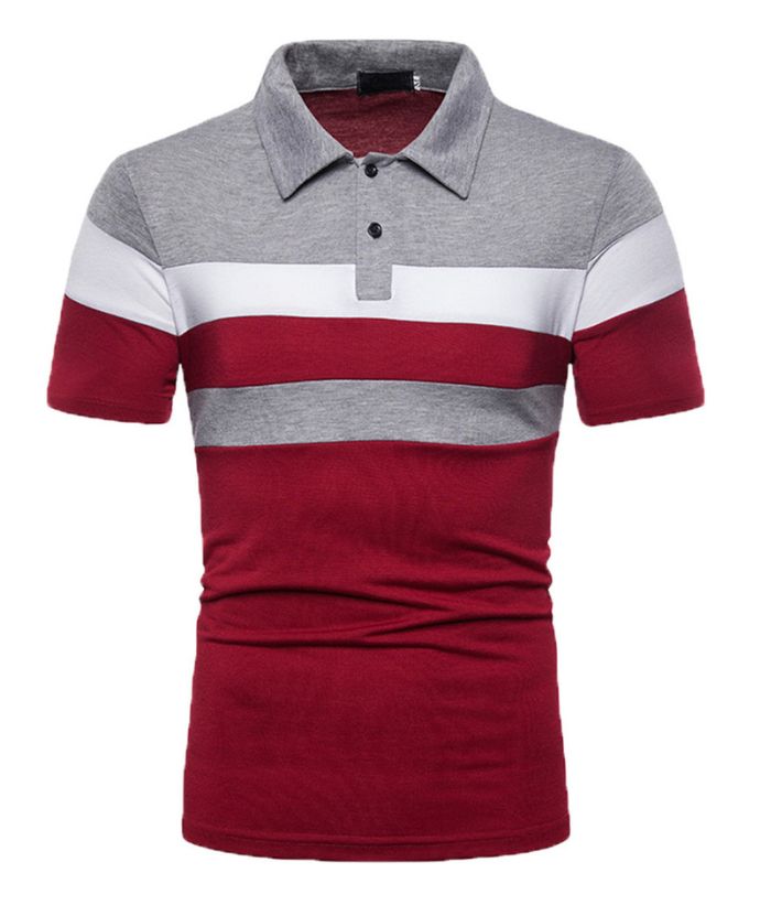 Men's Summer Cross Border Lapel Polo Shirt-DUMPO06019 GEEKLIGHTING