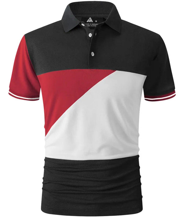 Men's Slim Fit Fast Dry Sports Golf Polo Shirt-ZPK008219