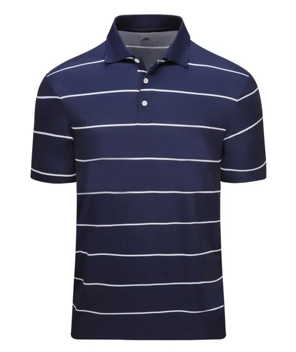 Men's Casual Slim Fit Stripe Golf Polo Shirts-ZPK008224