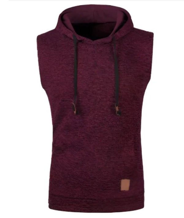 Men's Sleeveless Sports Hoodie-DUMMG04675