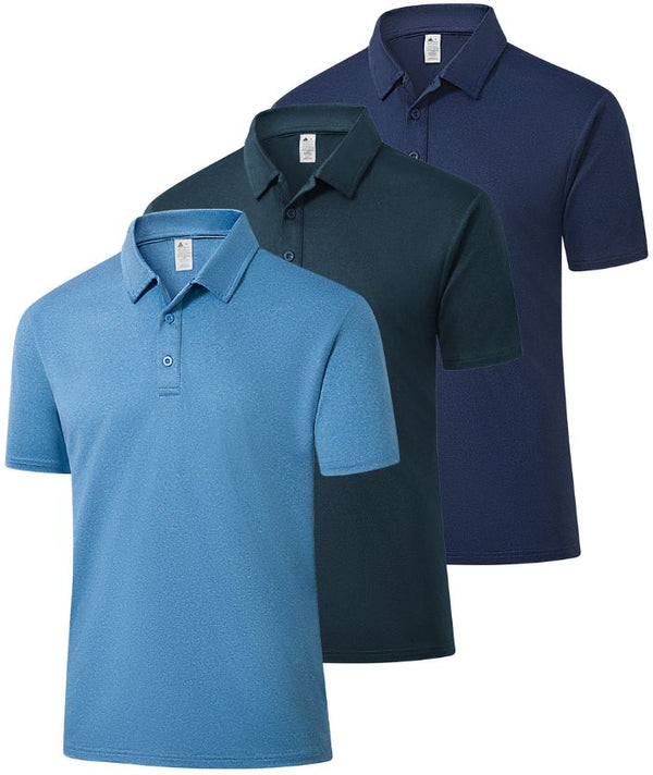 3 Pack Men's Slim Fit Summer Casual Polo Shirt-CZUHE00161 GEEK LIGHTING