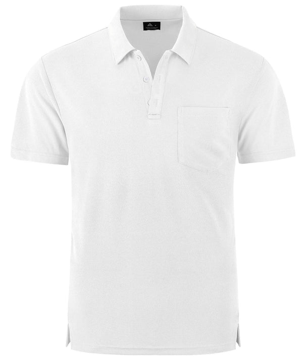 Men's Button Up Pocket Polo Shirt-ZPK007733