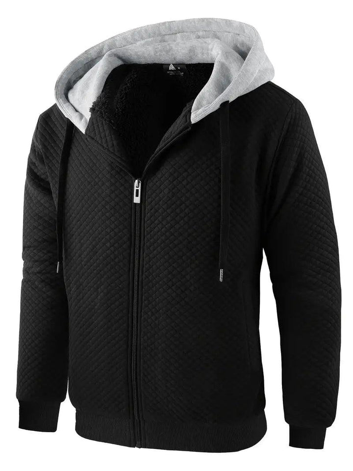 GEEKLIGHTING Men's Zip Up Fleece Sherpa Lined Heavyweight Sweatshirts - GEEKLIGHTING