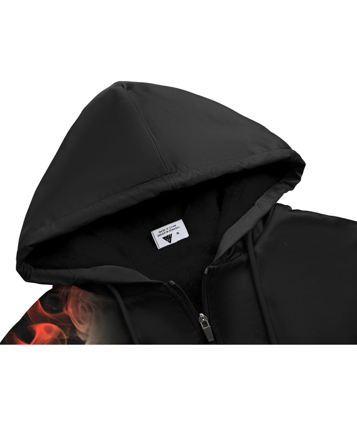 GEEKLIGHTING Men's 3D Print Graphic Zip-Up Pullover Fleece Sweatshirts-ZPK006380 - GEEKLIGHTING