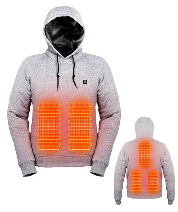 Unisex 5-Zone Heated Pullover Hoodie-M830