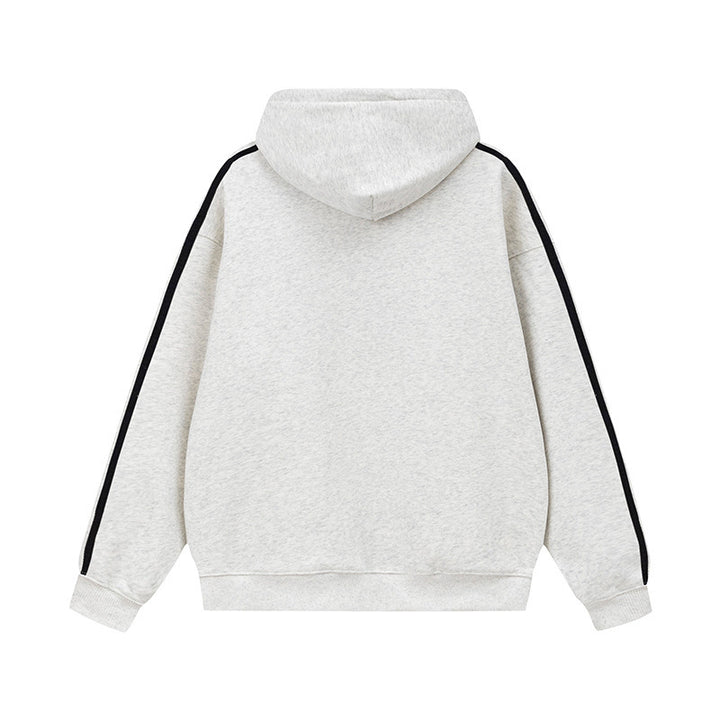 GEEKLIGHTING Men’s Spring Loose Raglan Sleeve Hooded Jacket Printed Sweatshirt-ZH1006 - GEEKLIGHTING