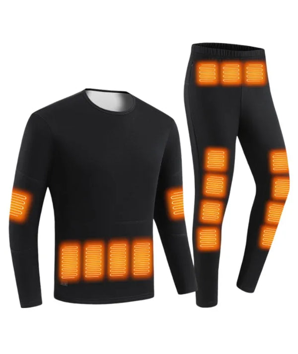 Unisex 30-Zone Heated Winter Underwear Suit-M859