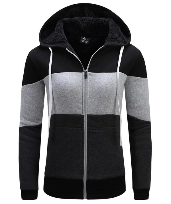 GEEKLIGHTING Women's Activewear Fleece Liner Sport Hooded Coat Sweatshirt-ZPK006735 - GEEKLIGHTING