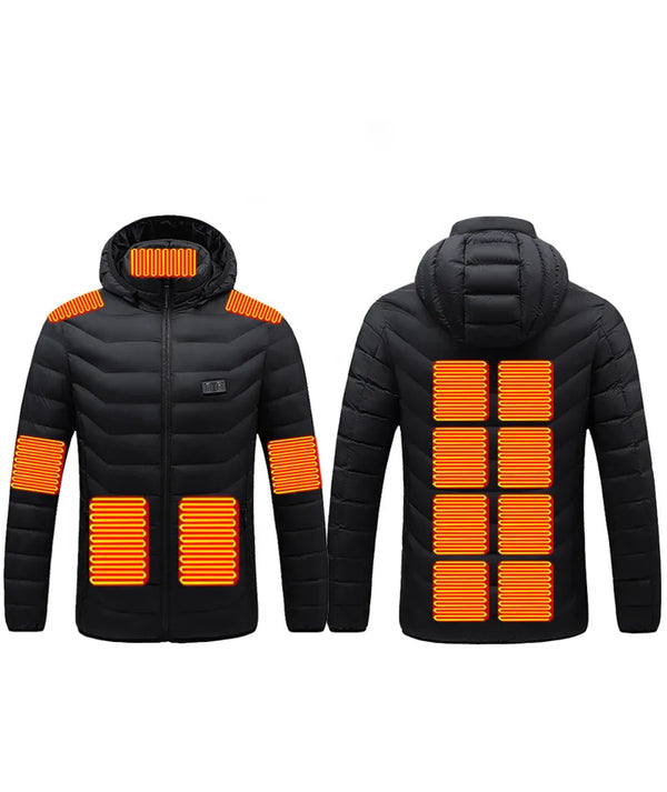 Unisex Dual Control 15 Heating Zones Heated Jacket-M09