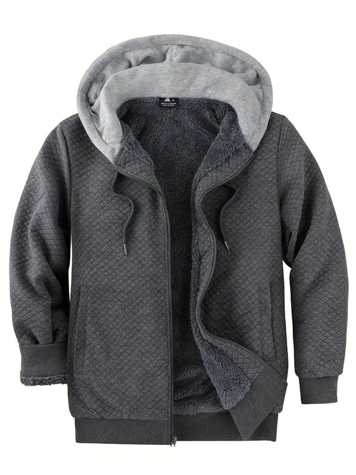 GEEKLIGHTING Men's Zip Up Fleece Sherpa Lined Heavyweight Sweatshirts - GEEKLIGHTING