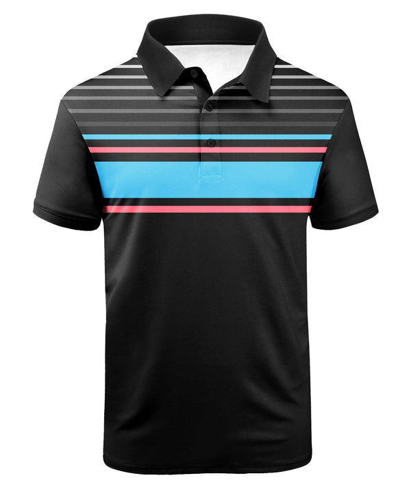 GEEKLIGHTING Men's Sports Golf Polo Shirt Performance Moisture-Wicking Fast Drying-APOH700052