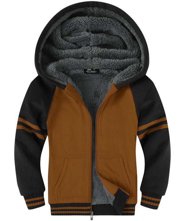 GEEKLIGHTING Boys Hooded Fleece Jacket Zip Up Unique Space Pattern Jacket 6 - 15 Years - ZPK005700 - GEEKLIGHTINGkid clothes