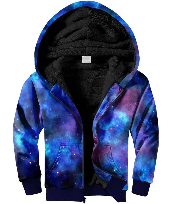 GEEKLIGHTING Kids Galaxy Printed Long Sleeve Hooded Jacket For Winter - ZPK006231 - GEEKLIGHTINGkid clothes