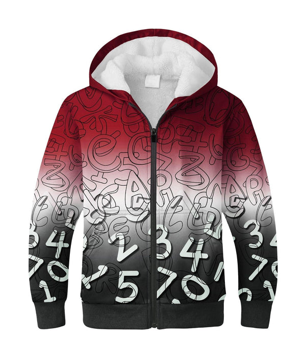 GEEKLIGHTING Kids Printed Hooded Zipper With Pocket Sweatshirts 6 - 15 Years - ZPK006165 - GEEKLIGHTINGkid clothes