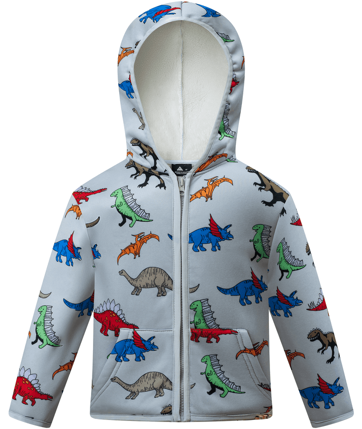 GEEKLIGHTING Kids Zip Up Hoodie Sweatshirt Fall Clothes with Hood - ZPK004388 - GEEKLIGHTING