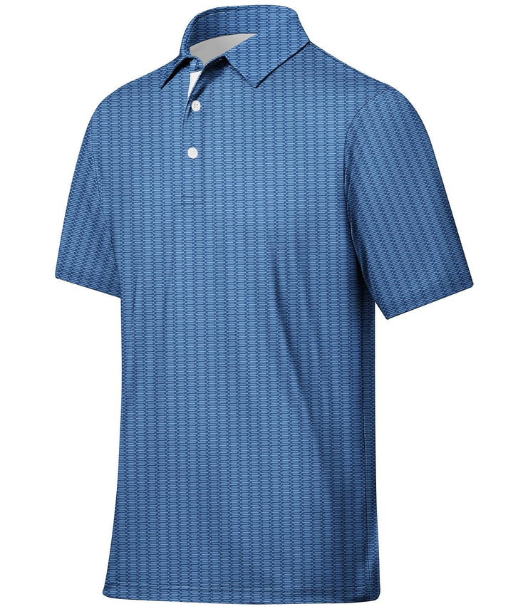 GEEKLIGHTING Men's Dry Fit Golf Polo Performance Moisture - Wicking - CFMPO00098 - GEEKLIGHTING