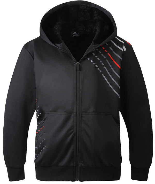 GEEKLIGHTING Men's Fleece Hoodie Full Zip Hooded Cozy Jacket - ZPK006370 - GEEKLIGHTINGMen Clothes