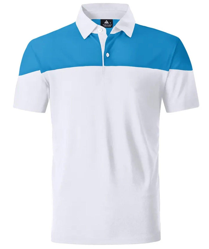 GEEKLIGHTING Men's Polo Shirts Short Sleeve Summer Moisture Wicking Outdoor Sports Collared Tennis Shirt - CFMPO00104 - GEEKLIGHTINGMen Clothes