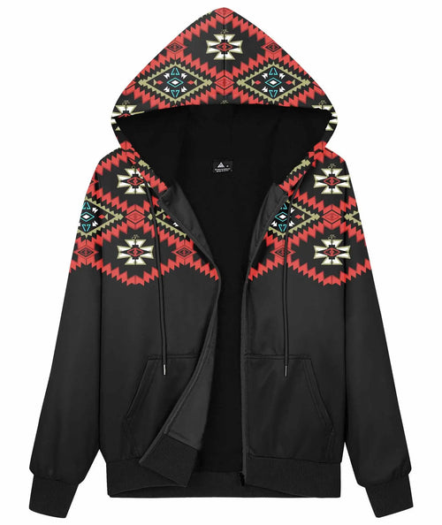 GEEK LIGHTING Sweat à Capuche Femme Polaire Chaud Veste Femme Chic et Elegant Sweatshirt à Capuche Femme Zippé Veste Hoodie Jacket Chaud Automne Hiver S- 2XL