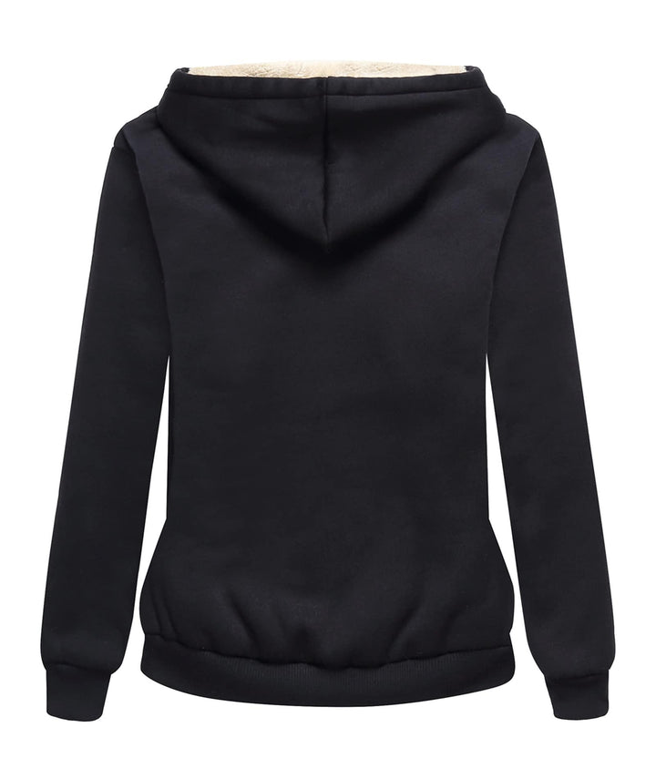 GEEKLIGHTING Women's Hoodies Sherpa Lined Fleece Sweatshirt Zip Up ZPK006050 - GEEKLIGHTINGwomen sweatshirt